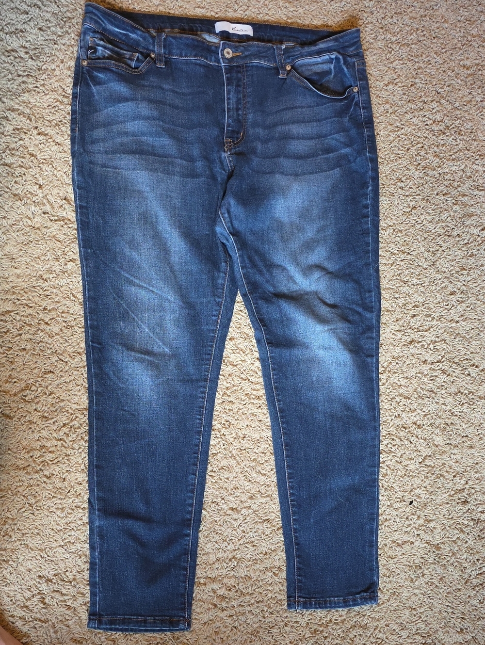 KanCan Women's Dark Wash Blue Jeggings